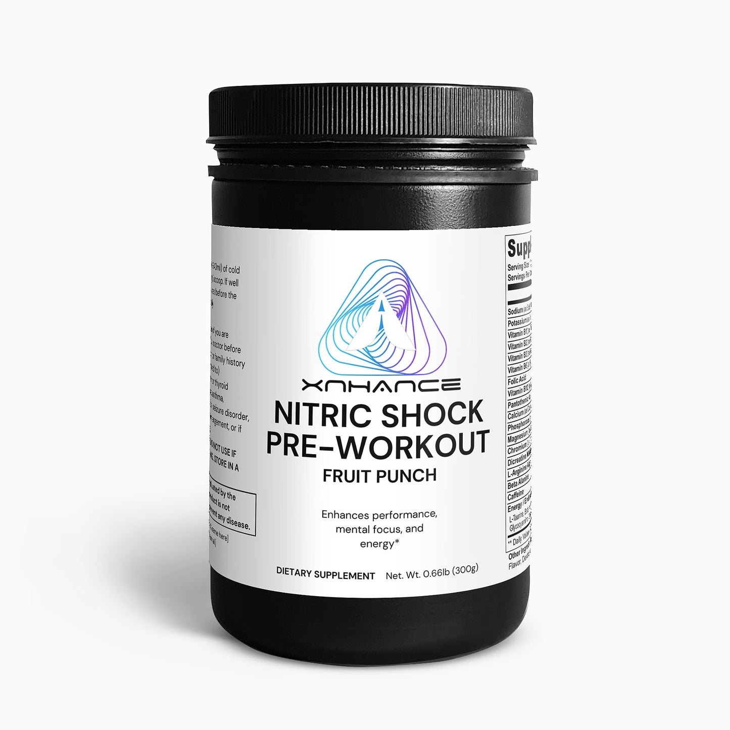 Nitric Shock Pre-Workout Powder (Fruit Punch)